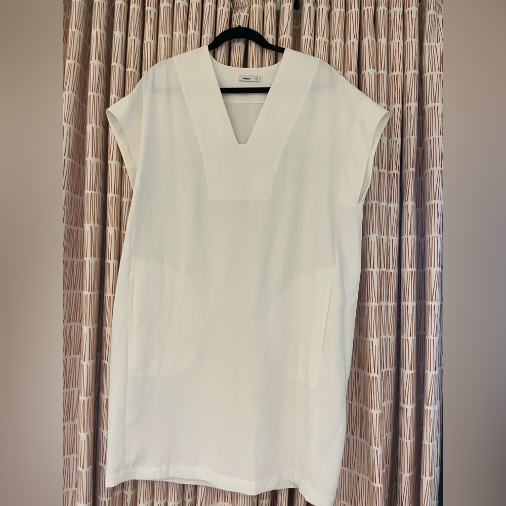 White VINCE popover dress